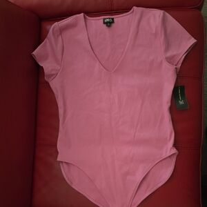 INC International Concepts Pink Bodysuit